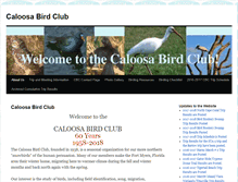 Tablet Screenshot of caloosabirdclub.org